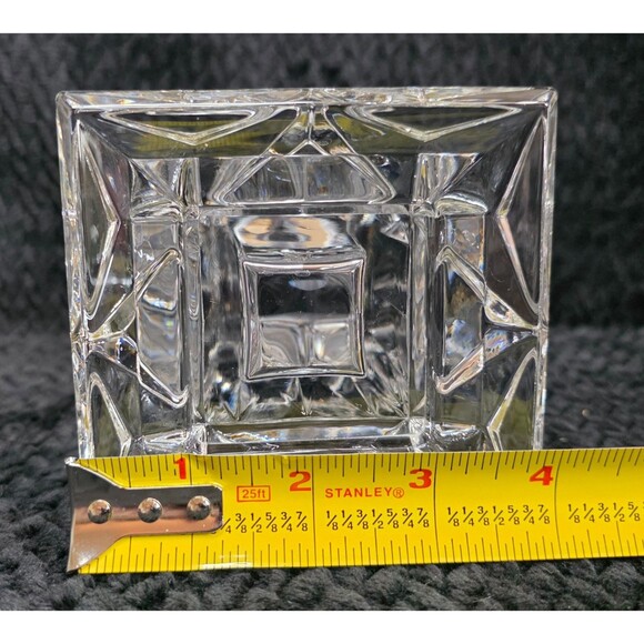 PartyLite Quad Prism Pedestal Candle Holder with Tealight Insert – Early 2000s - Picture 11 of 14